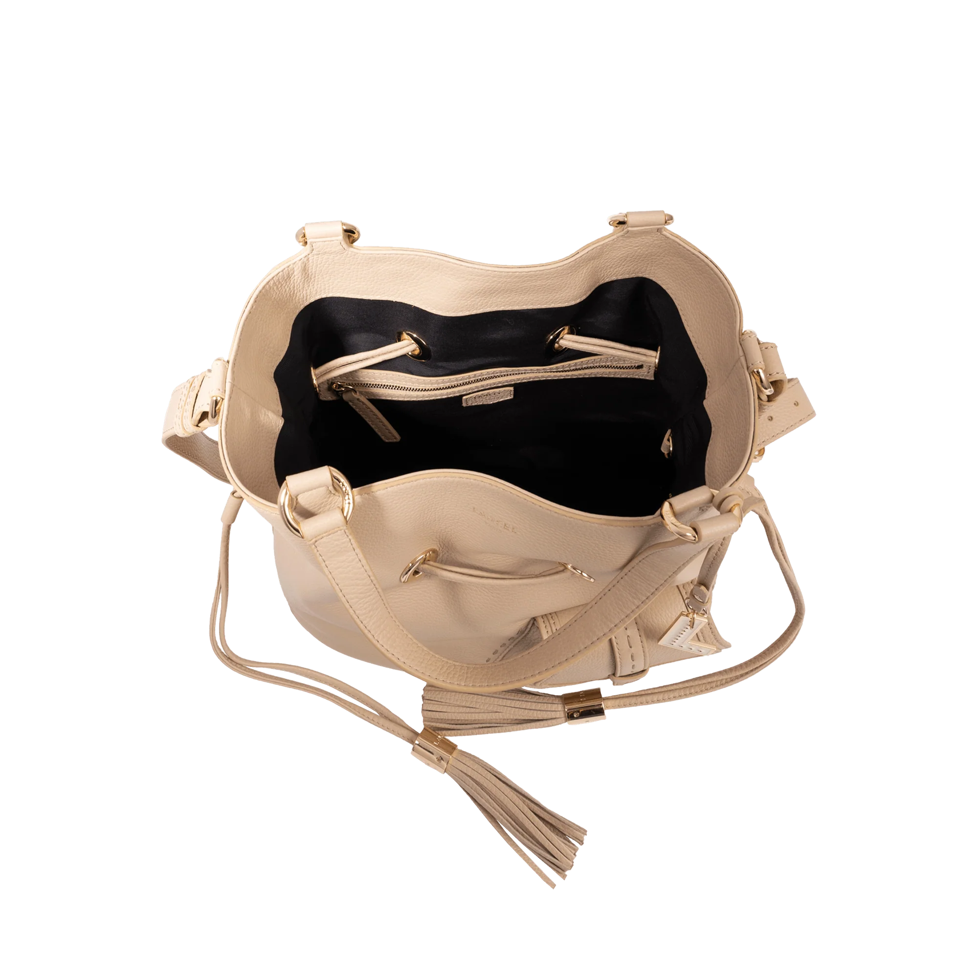 Sac seau M Premier Flirt de Lancel-Capuccino/Doré