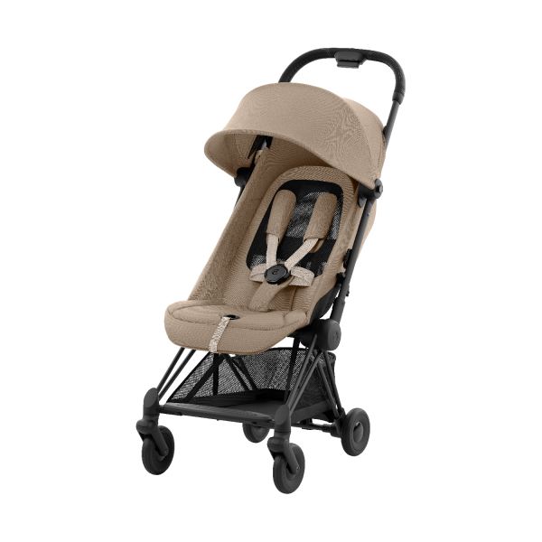 Cybex Coya Buggy - Matt Black Frame - Cozy Beige
