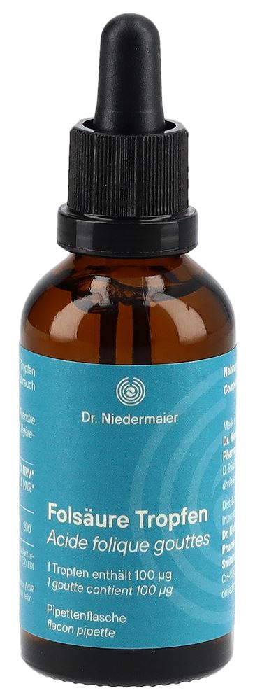 Dr. Niedermaier Folsäure Tropfen Glasfl 50 ml