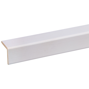 Hoeklat rond grenen 36x36 mm lengte 270 cm gegrond