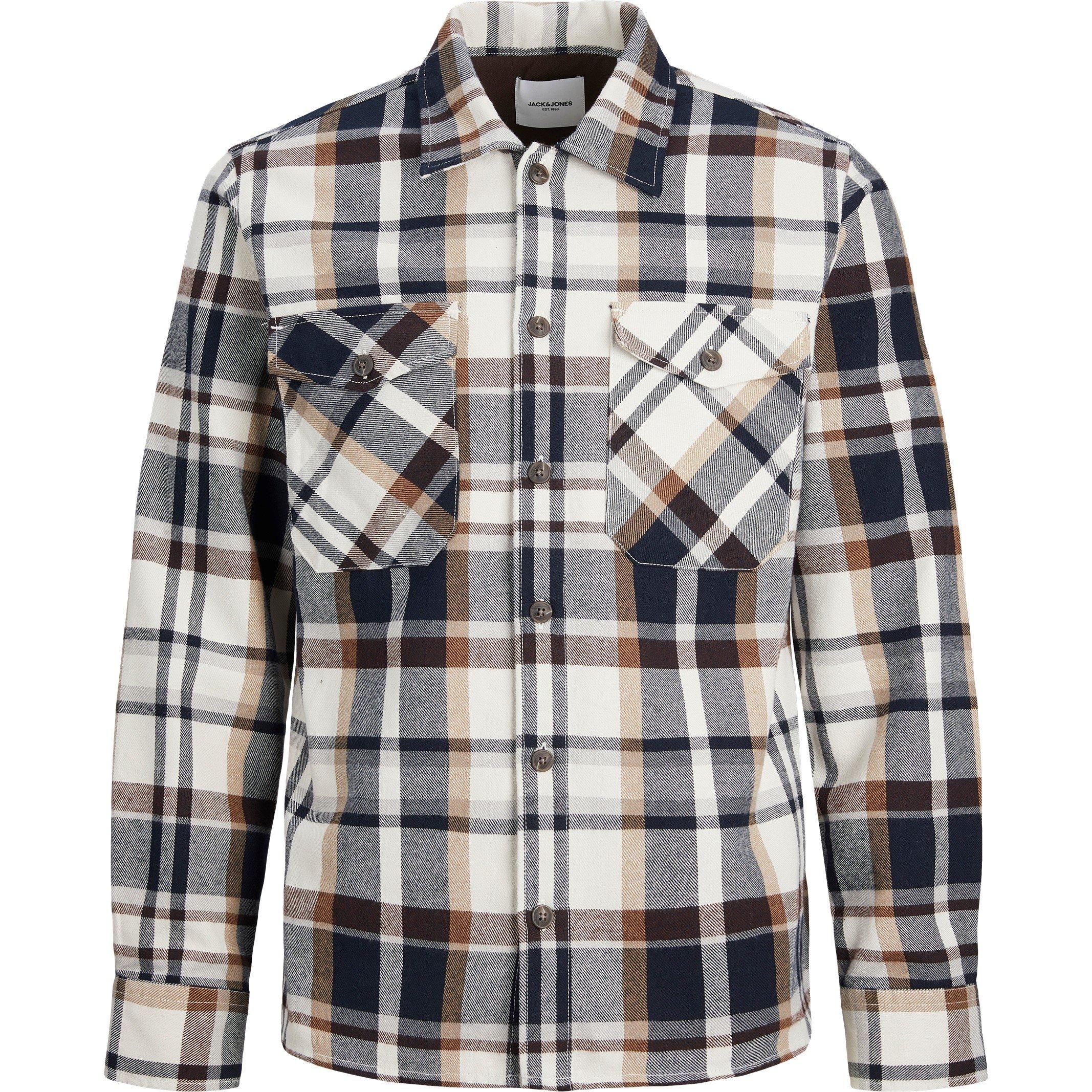 Jack and Jones Eddie Overshirt Mens Plus Size