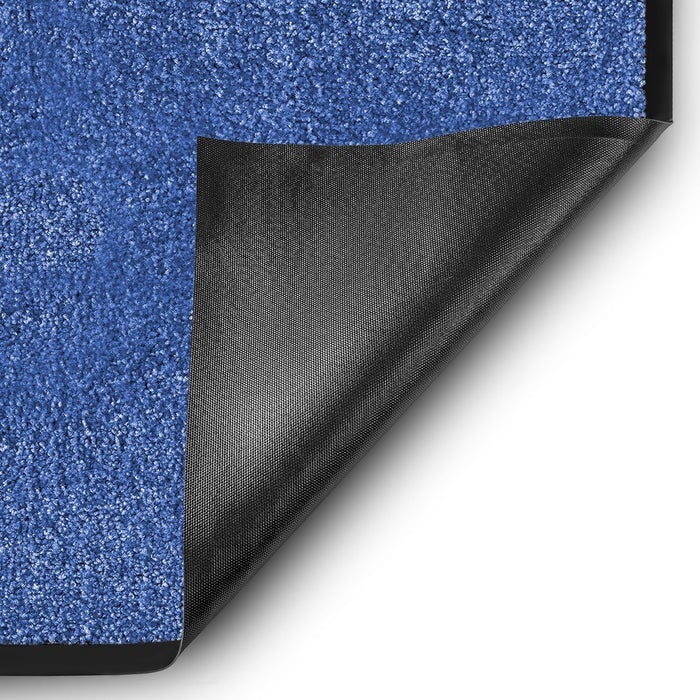 Deurmat Rijn - Unicolor - Vuilvangmat voor binnen & buiten - Blauw / 90 x 120 cm