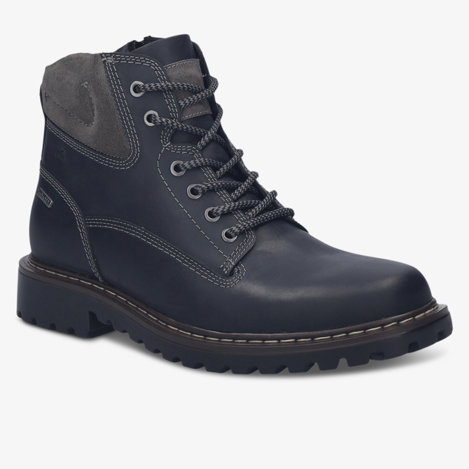 Josef Seibel Herren Schnürboots schwarz