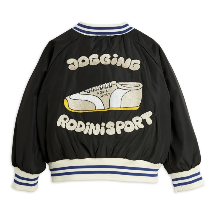 Mini Rodini Bomber Réversible Rayure Matière Recyclée | Marron
