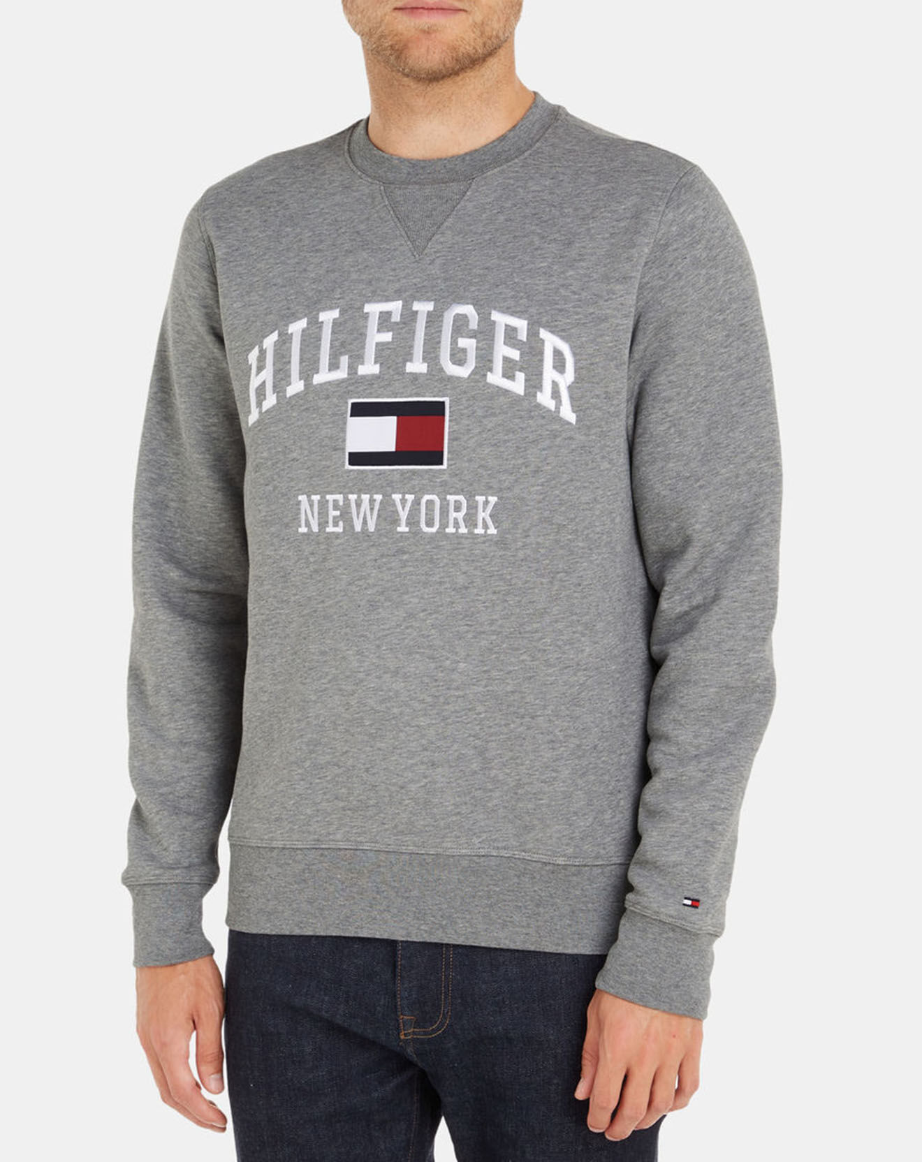 Tommy Hilfiger Sweat Modern Varsity gris