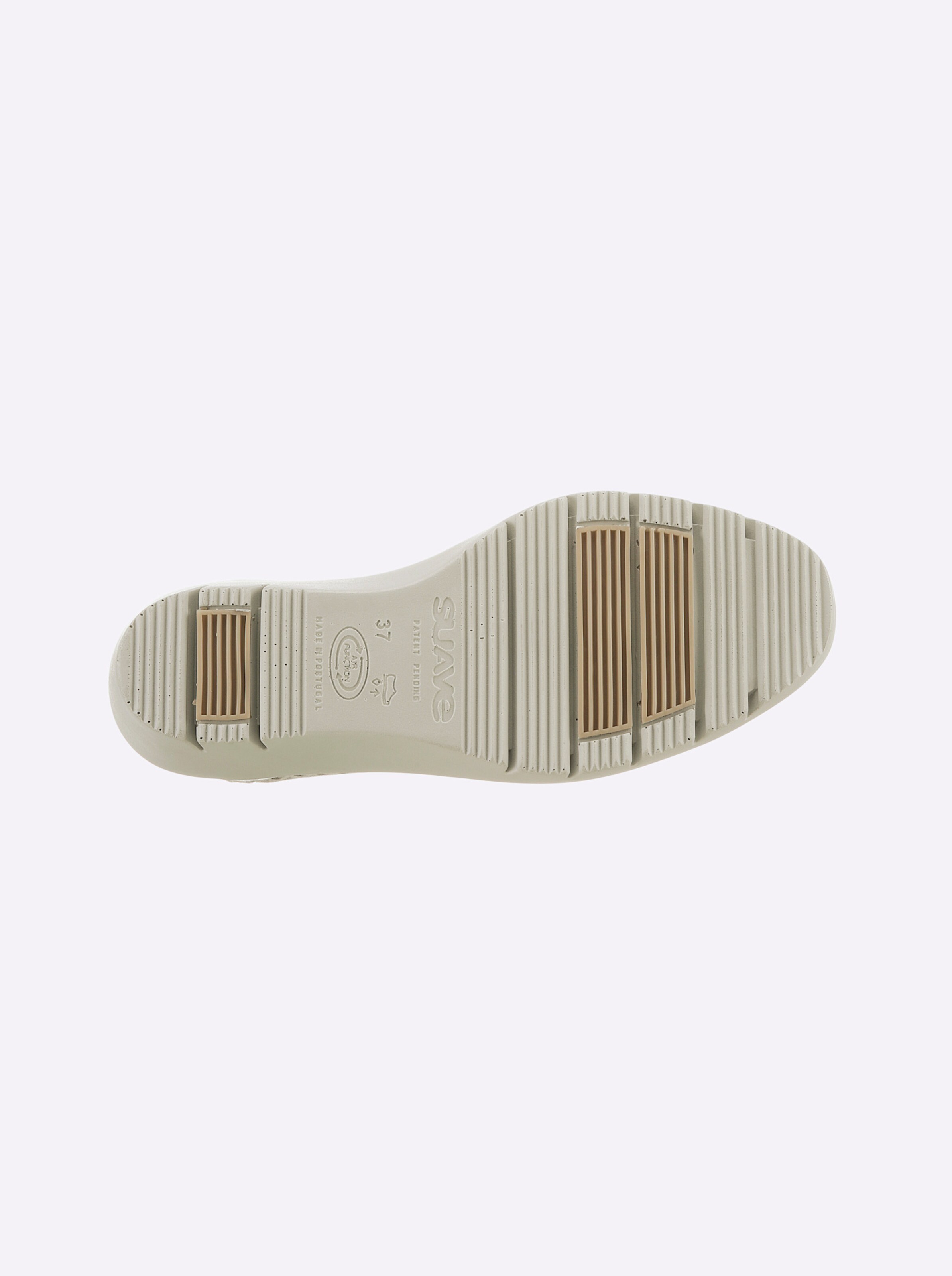 Suave Slipper in champagner-bedruckt