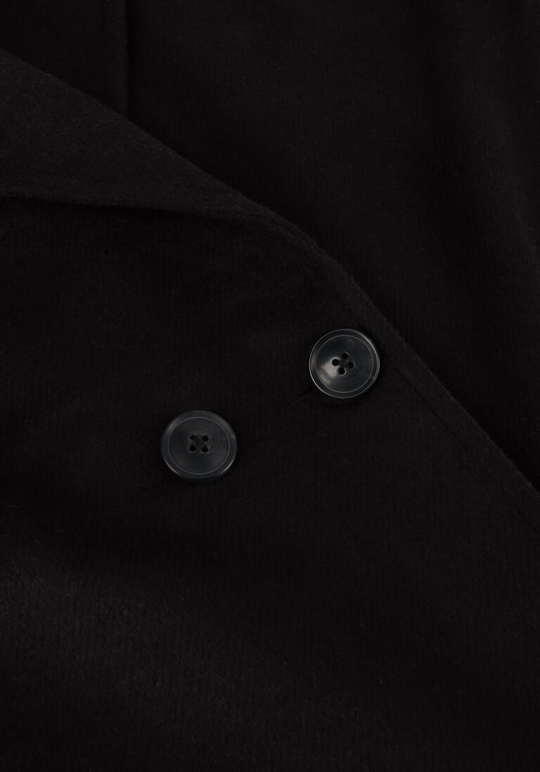 NOTRE-V zwarte notre-v mantel wool coat long
