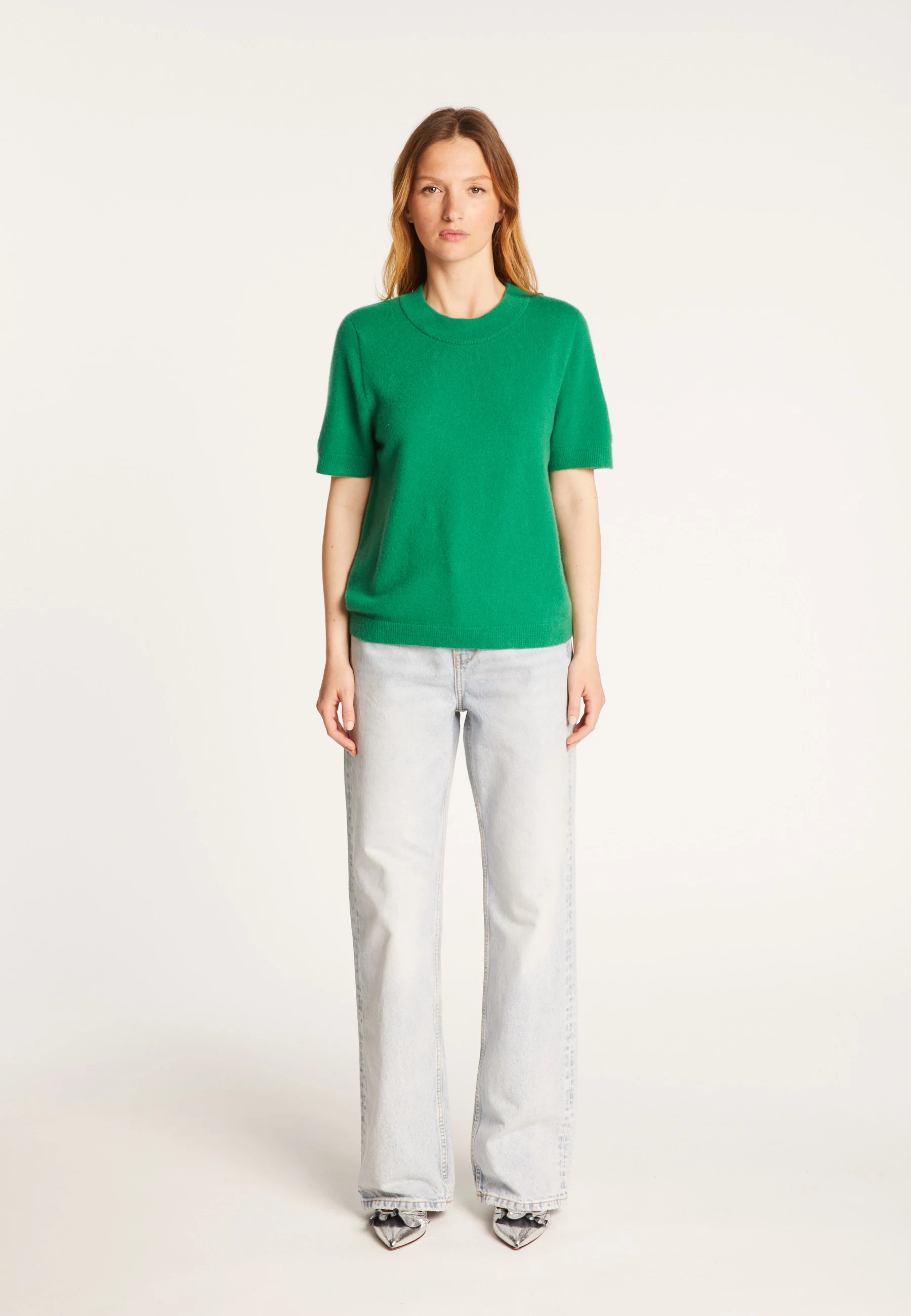 AUBRYAH24 - T-shirt en cachemire | Vert