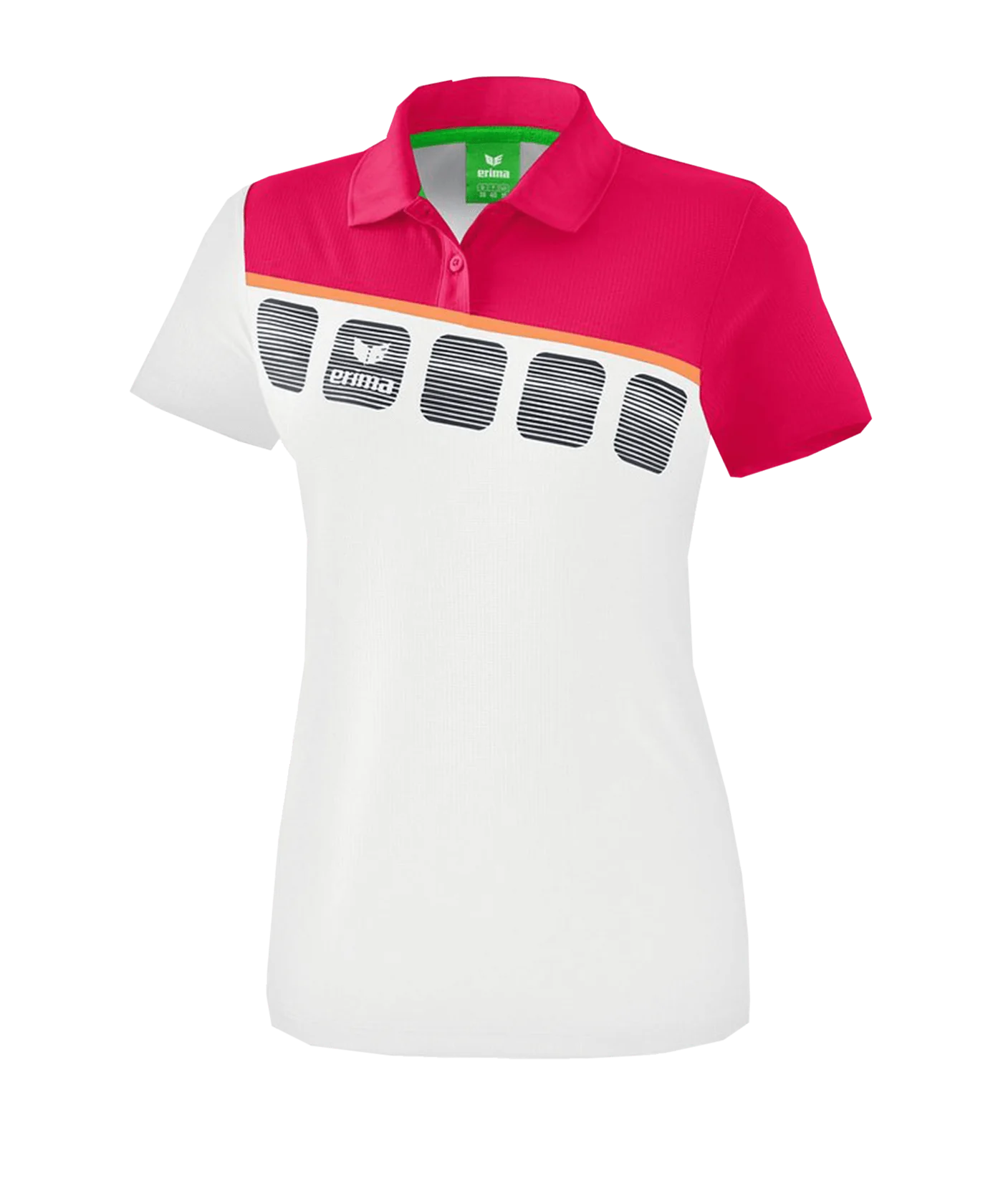 Erima 5-C Poloshirt Kids Weiss