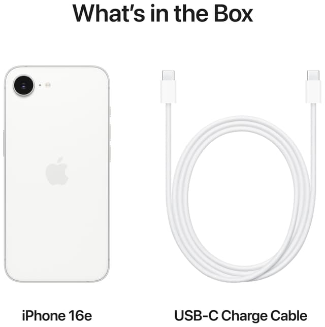 iPhone 16e smartphone 512GB (Hvid)