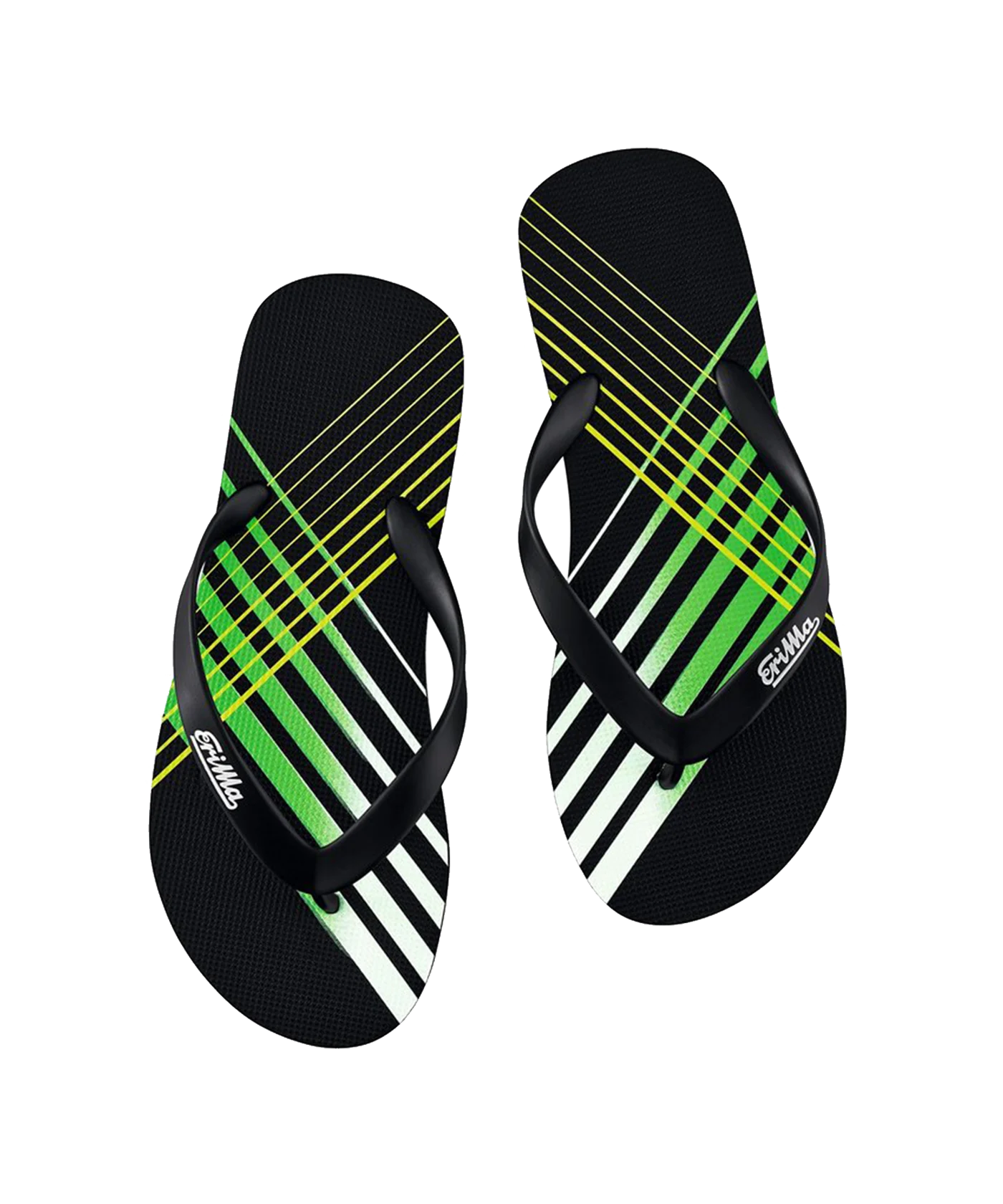 Erima Beach-Slipper Schwarz Grün