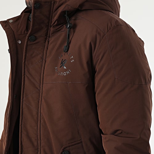 Parka Capuche Marron