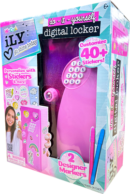 WeCool ILY DIY Digitalt Safe med Klistremerker