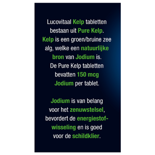 Lucovitaal Pure Kelp Jodium Tabletten 60TB