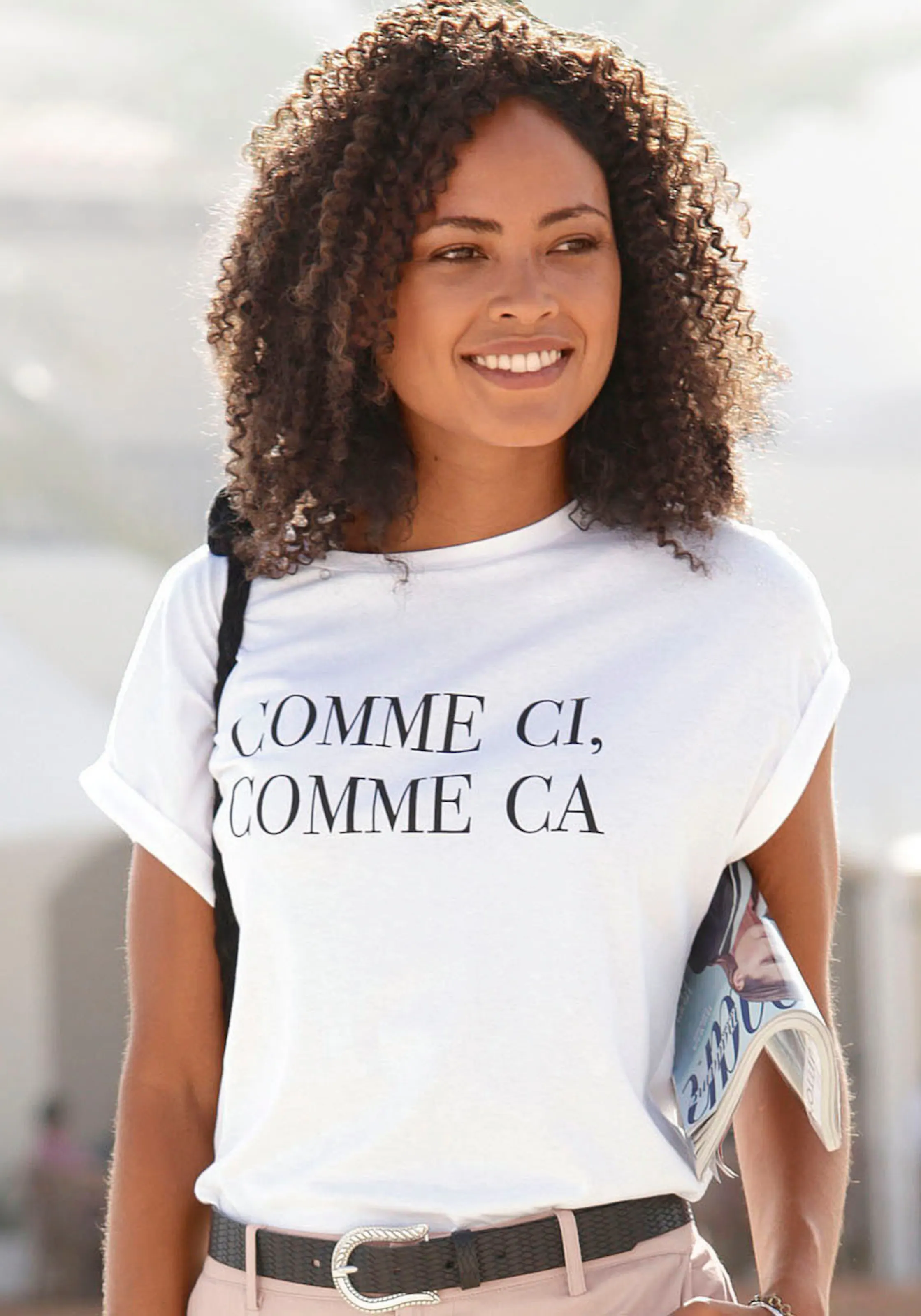 Buffalo T-Shirt in weiß