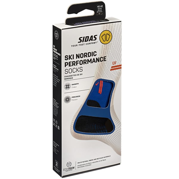 Chaussette ski de fond SIDAS NORDIC PERFORMANCE BLACK/BLUE