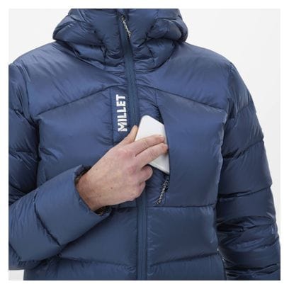Doudoune Femme Millet Kamet Pro Hoodie Bleu