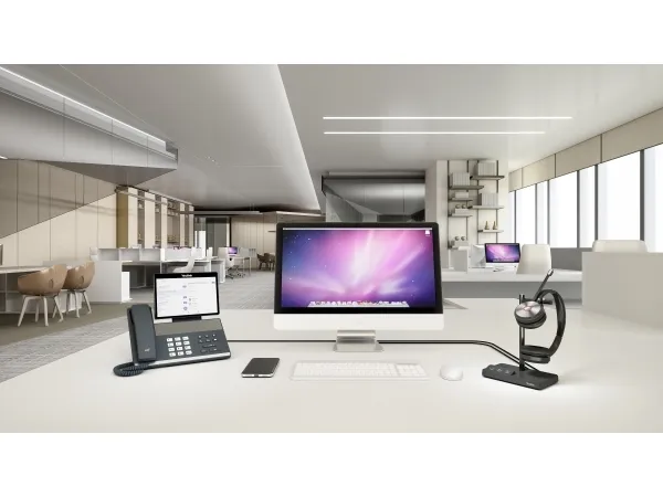 Yealink WH62 Dual - Til Microsoft Teams - headset - på øret - DECT - trådløs - Certified for Microsoft Teams