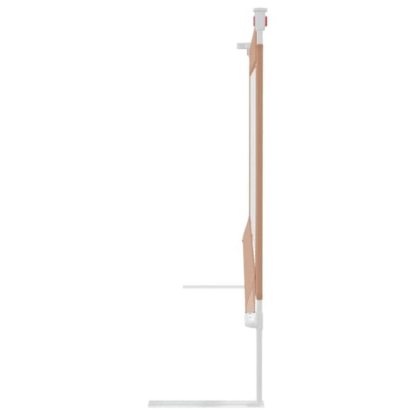 vidaXL Sengehest småbarn gråbrun 190x25 cm stoff