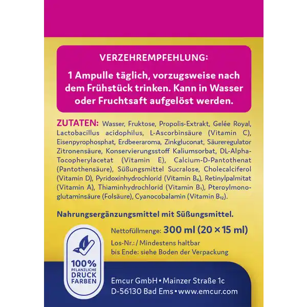 Gelee Royal Immunkur Kinder Erdbeere