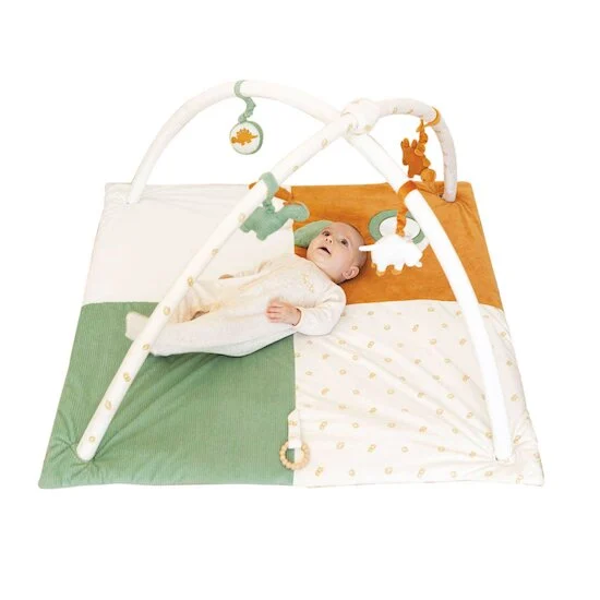 Diplododo Tapis d'éveil   Vert d'eau et Terracotta        de               Trois Kilos Sept