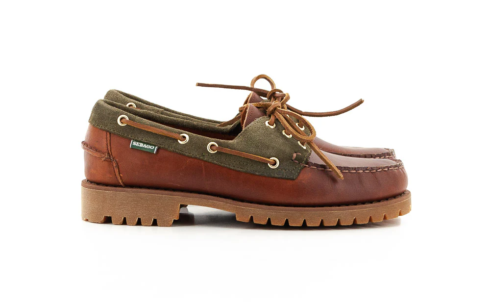 SEBAGO - TRICKEY LUG MARRON/VERT
