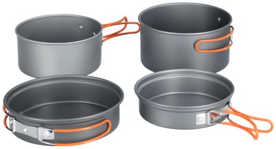 KilimanjaroKochset 4-Teilig - grau
