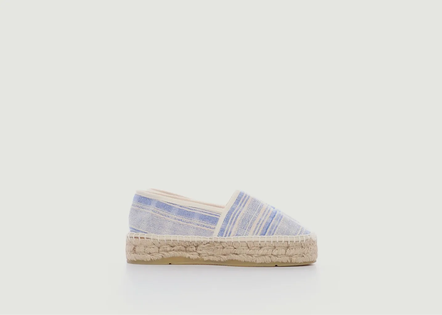 Espadrille Aduna en coton biologique et lin pare gabia