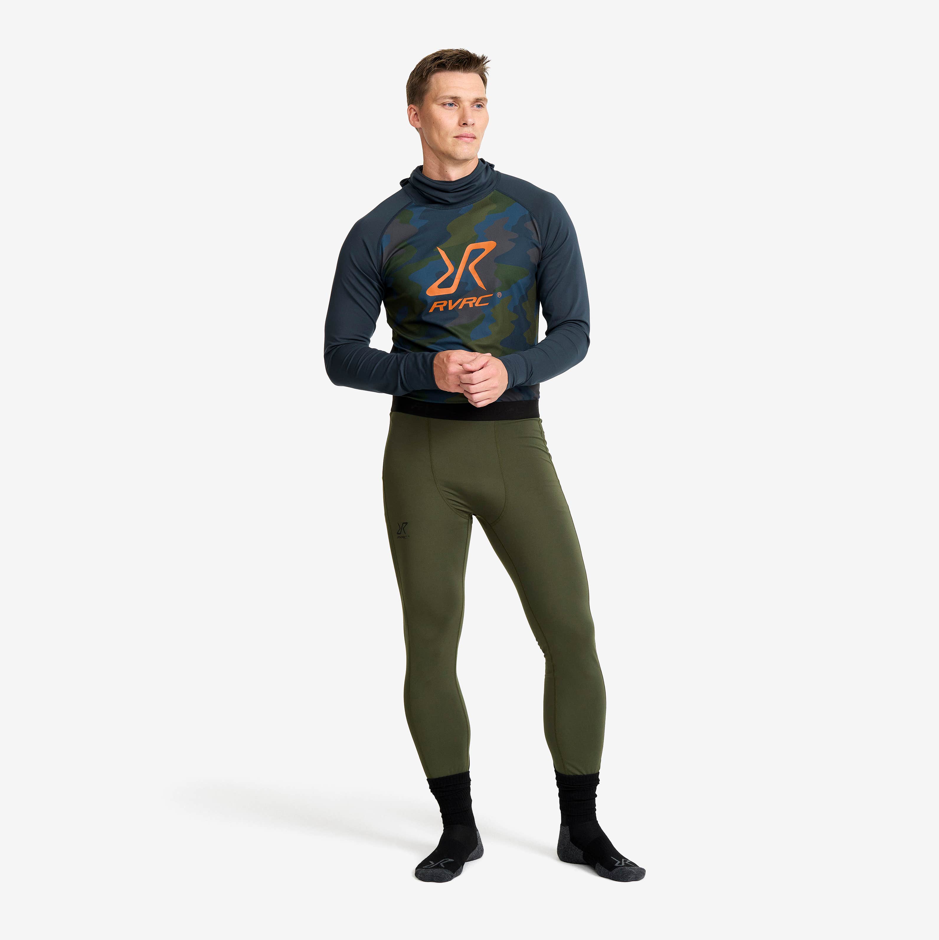 Uphill Pants Herre Forest Night/Rosin Green