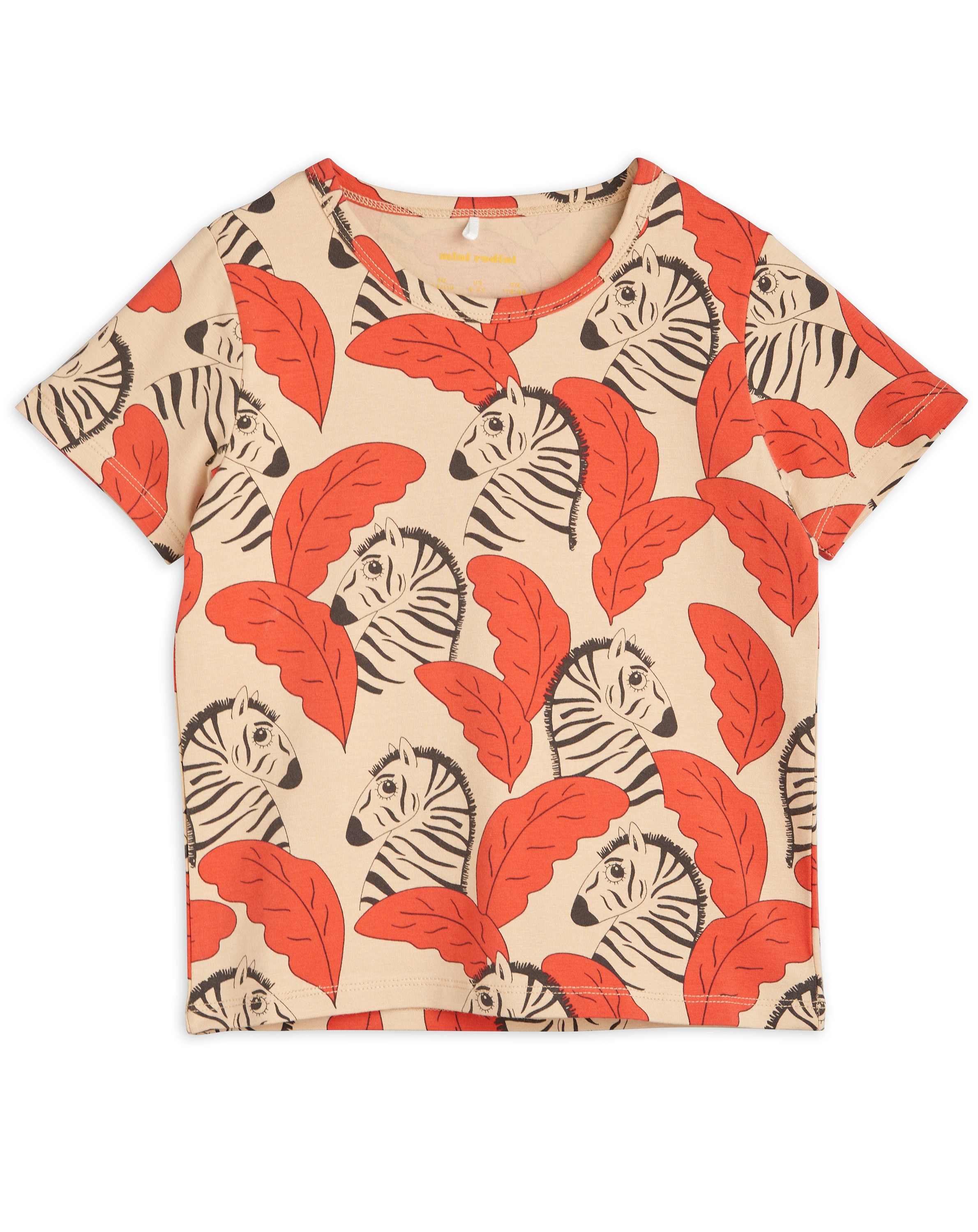T-Shirt ZEBRAS AOP in red