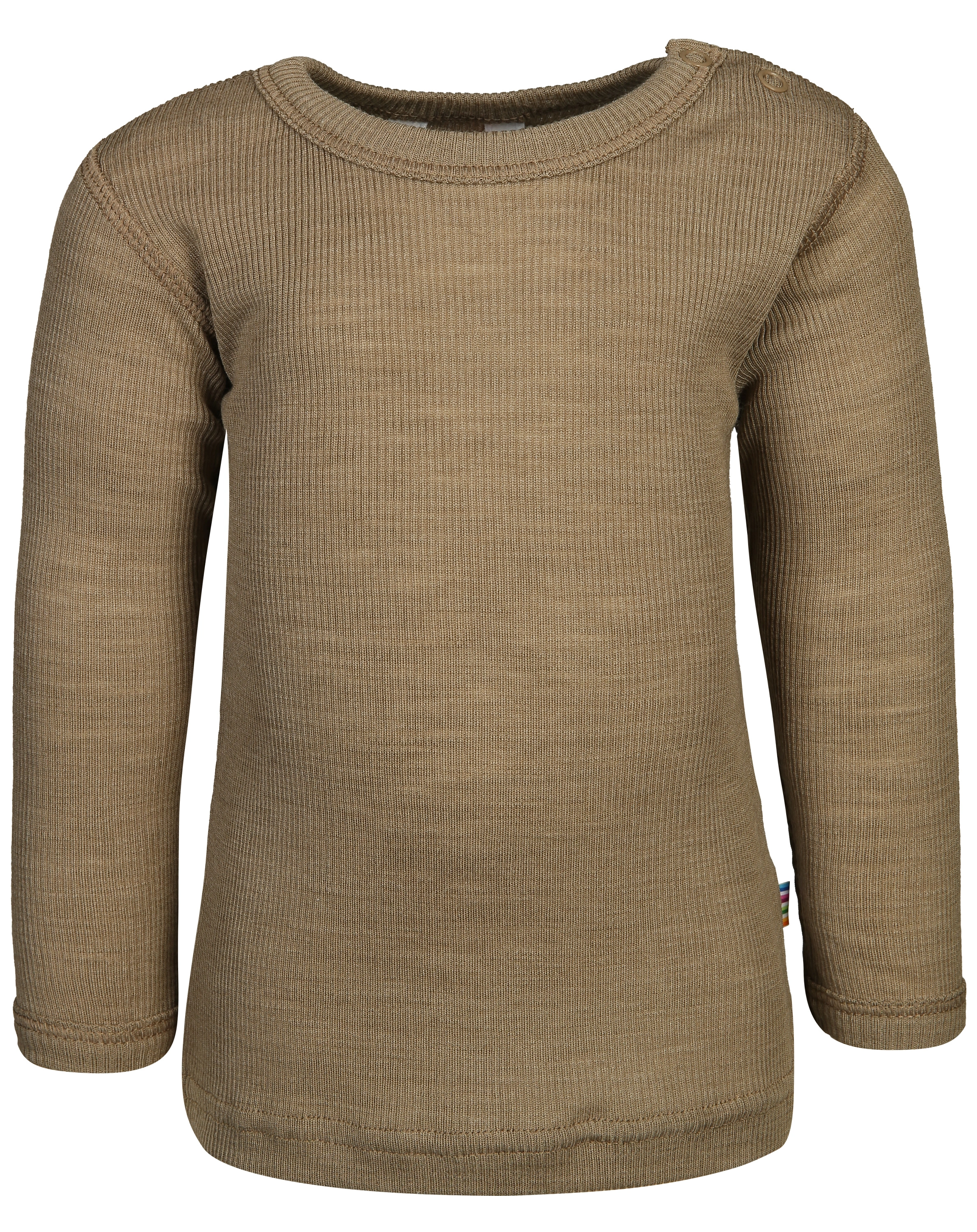 Woll-Langarmshirt 621 - SILK BABY in beige
