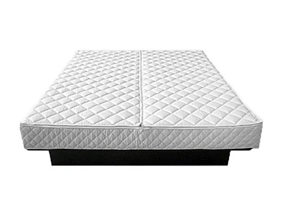 Waterbed Kunstleer ZEN 180 x 200 cm Natuurlijk essenhout