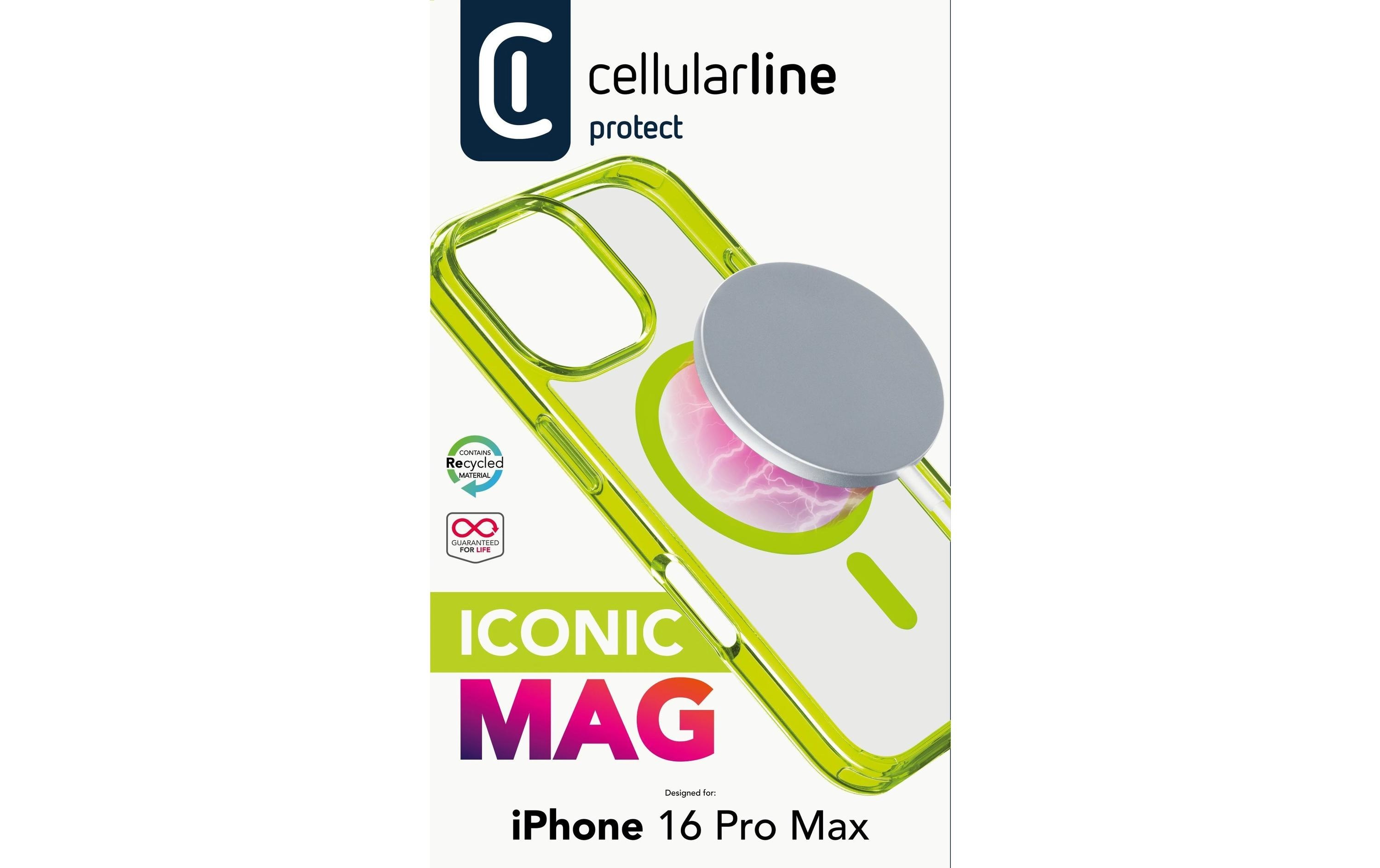 Back Cover Iconic iPhone 16 Pro Max LimeSchutzhülle für das Apple iPhone 16 Pro Max