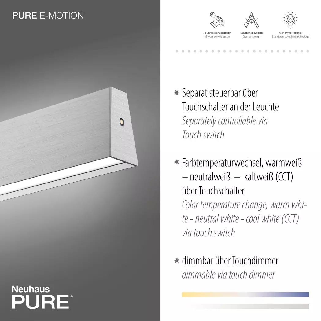 LED-Pendelleuchte Pure-Motion