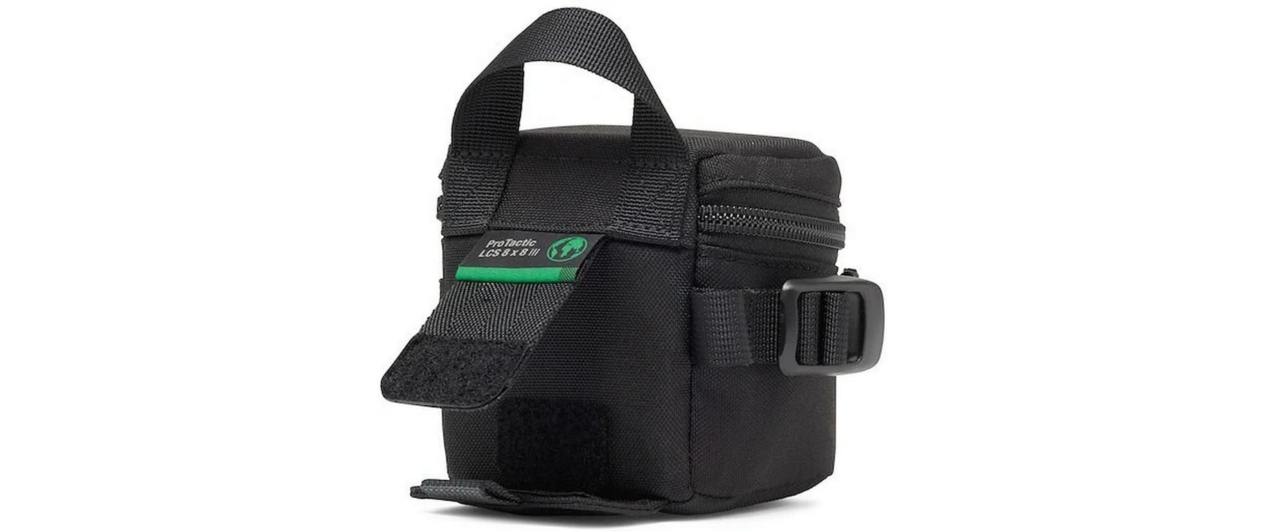 Objektivtasche ProTactic LCS 8 x 8 IIIGepolsterte Tasche mit Zurrgurt für Objektive bis zu 8 cm Durchmesser und 8 cm Länge