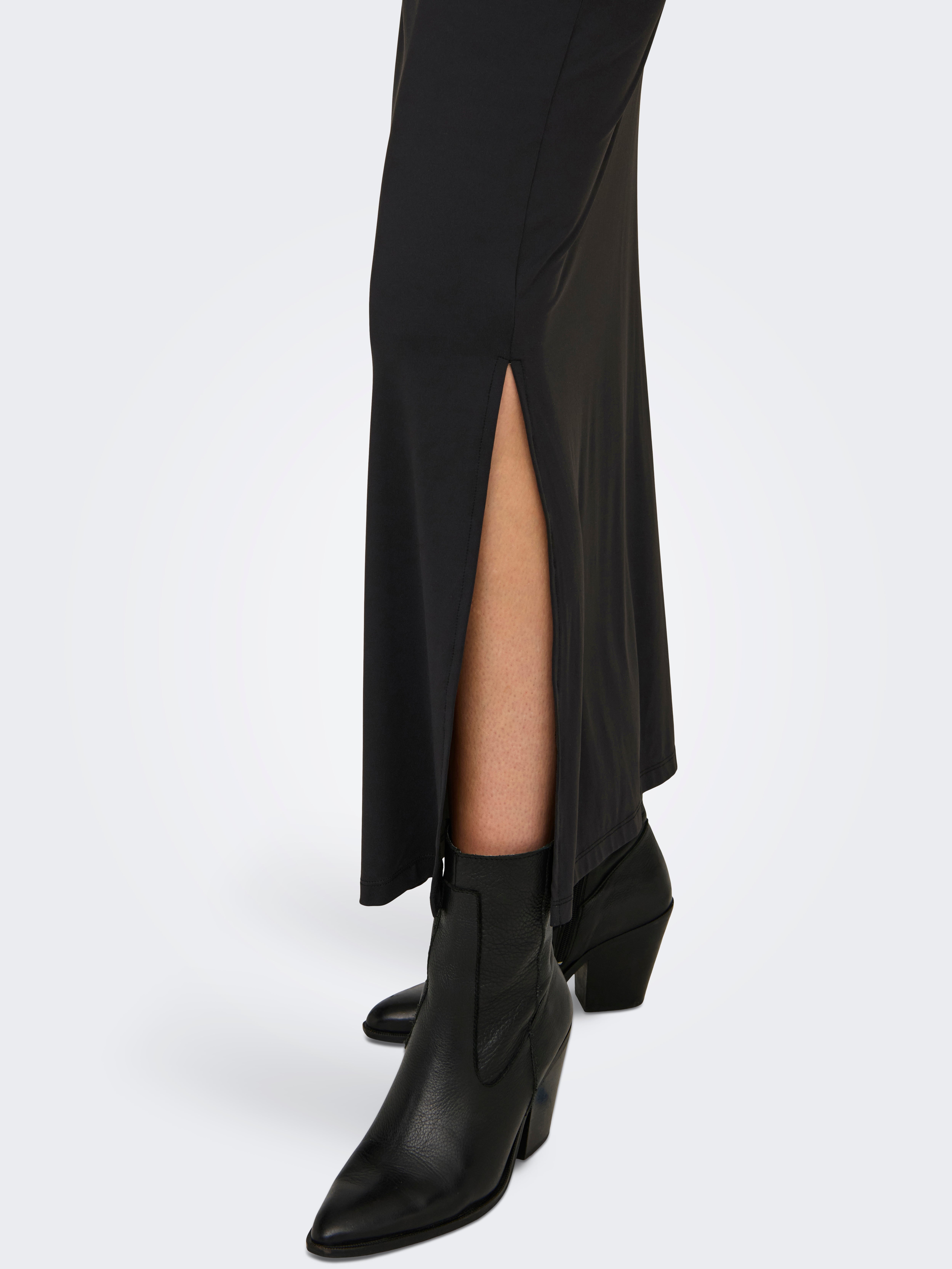 OLMEA Langes Kleid Black