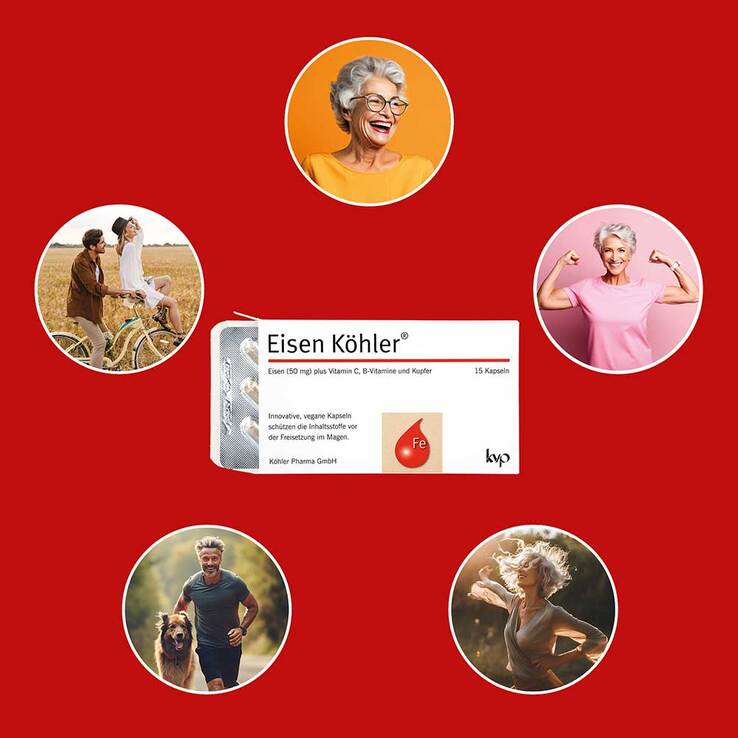 Eisen Köhler Kapseln, 15 St
