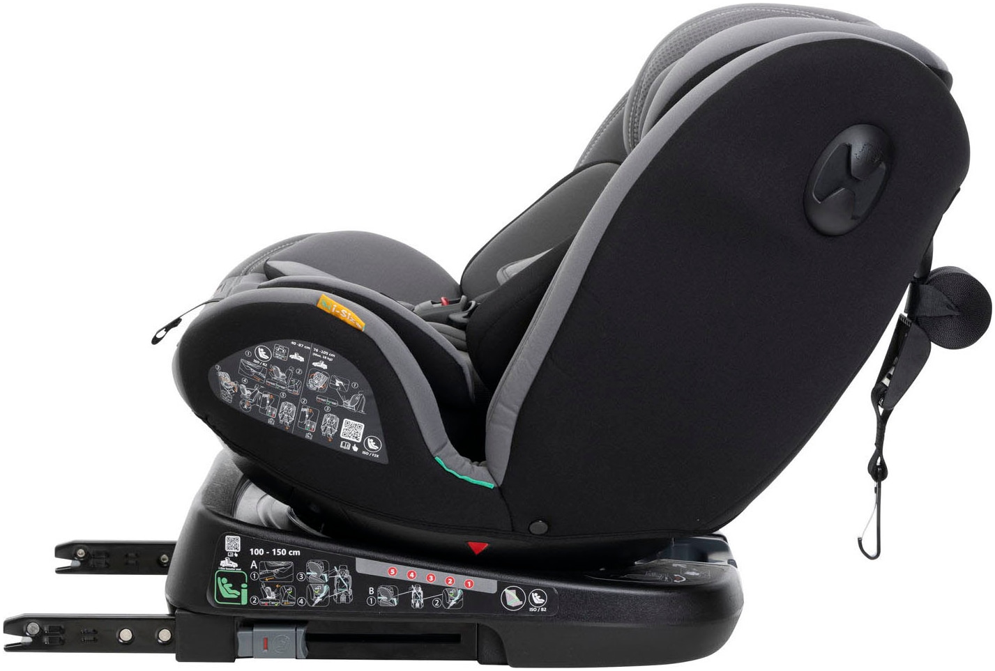 Chicco Autokindersitz »Unico Evo i-Size, Grey Black« ISOFIX-Befestigung