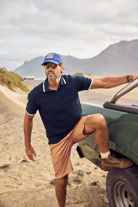 Poloshirt FLEXNAMIC®, Halbarm, Kontraststreifen, bis 8 XL