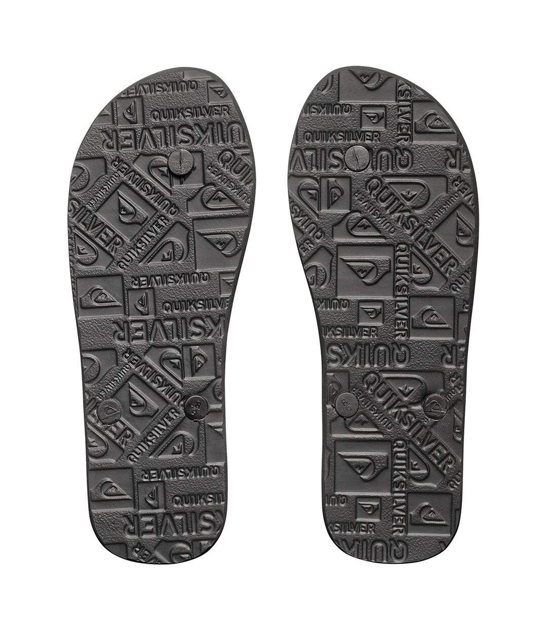 Tongs noir/blanc homme Quiksilver Molokai