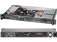 Black 1U SC505 chassis
