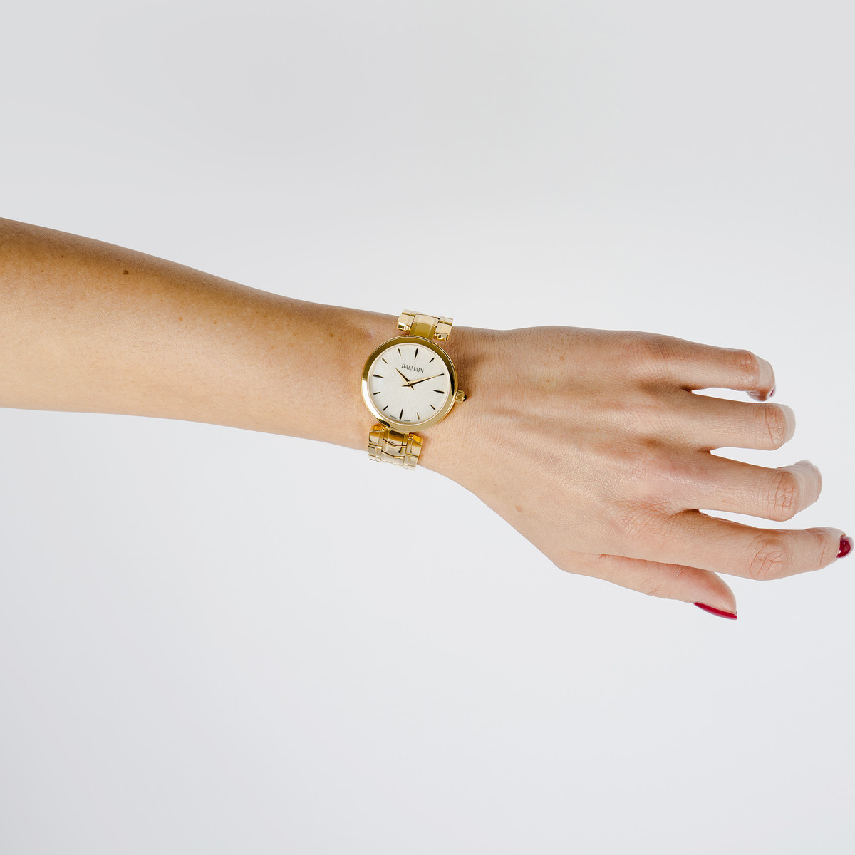 Montre Balmain femme bracelet doré jaune