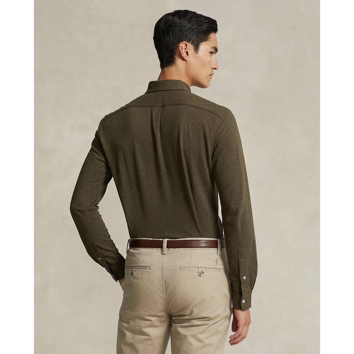 POLO RALPH LAUREN<br>Camisa de algodão piqué ultraleve