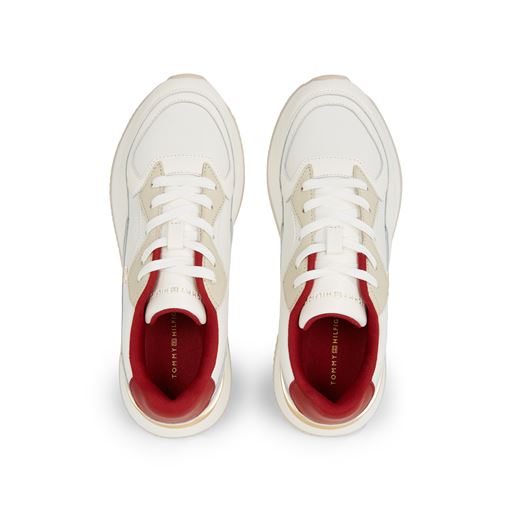 Tommy Hilfiger Chunky Runner Sneakers, Ancient White/Magma Red, 41