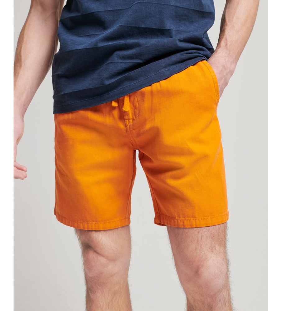 Shorts Superdry Vintage Laranja Tingidos