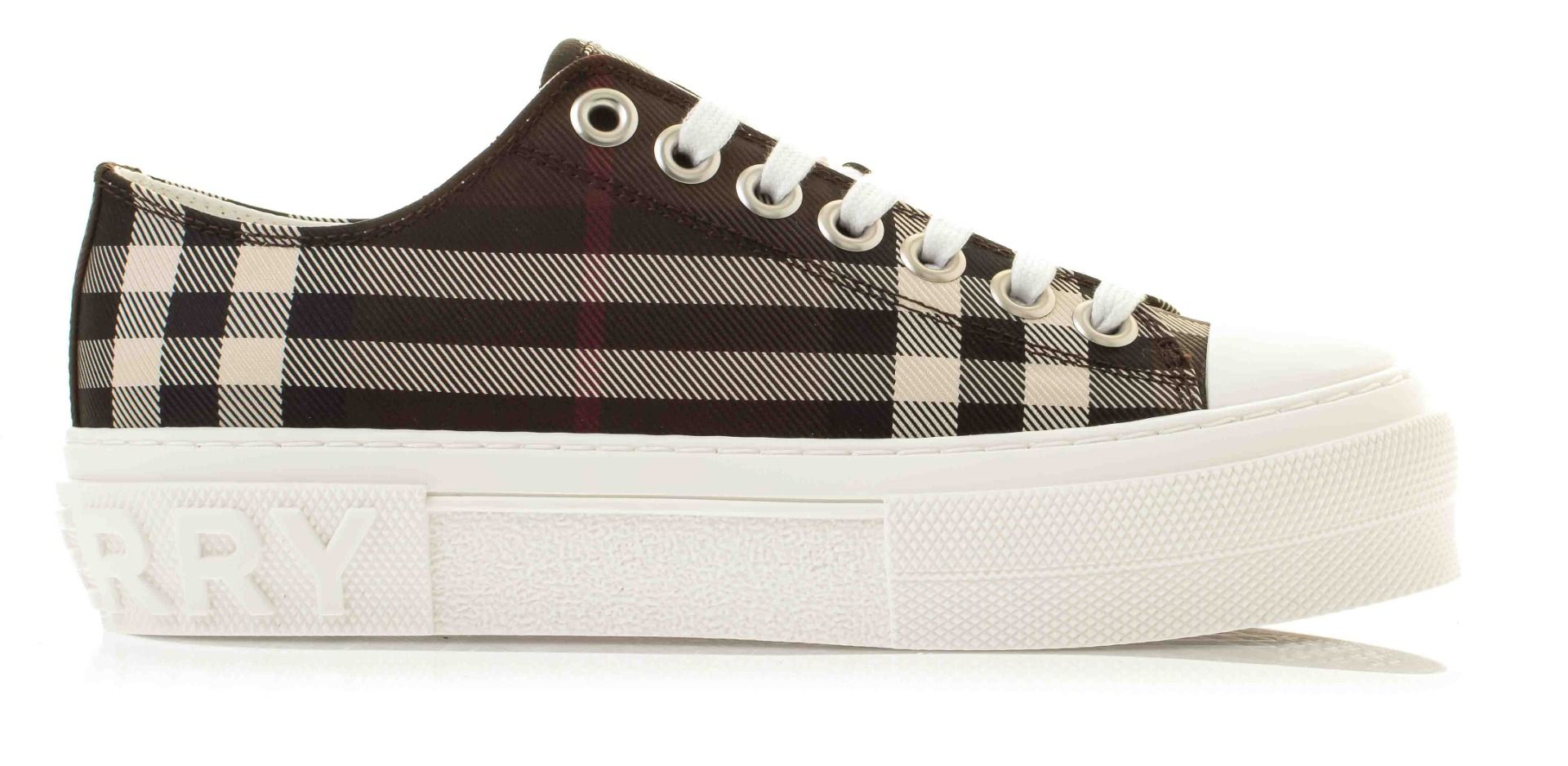 Burberry Check Cotton Sneakers
