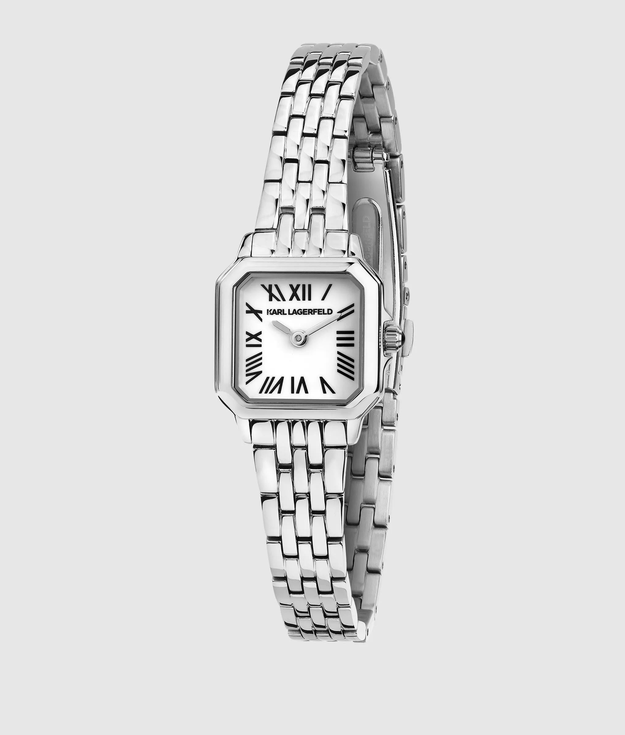 Klein vierkant horloge met logo