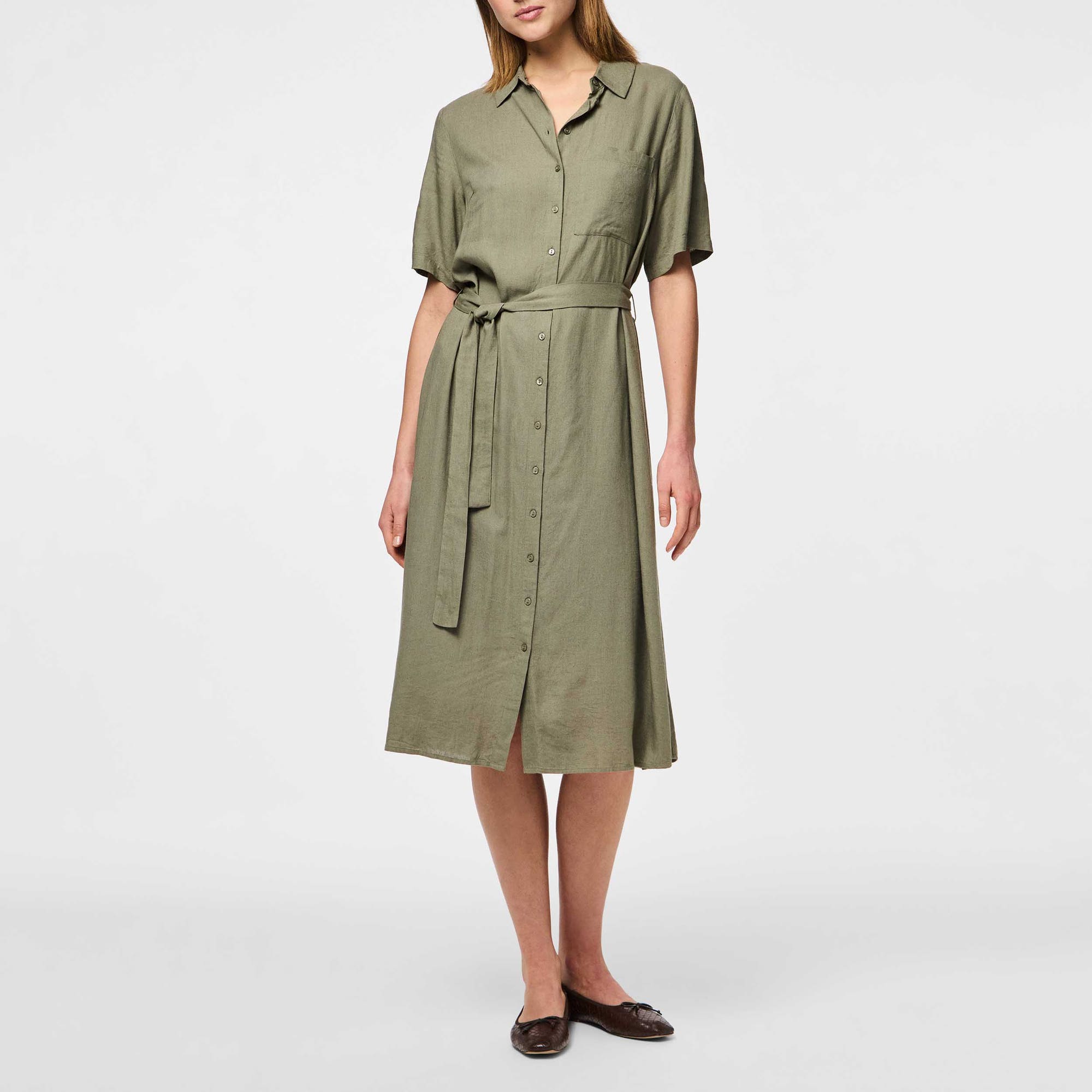 Robe Femme kaki