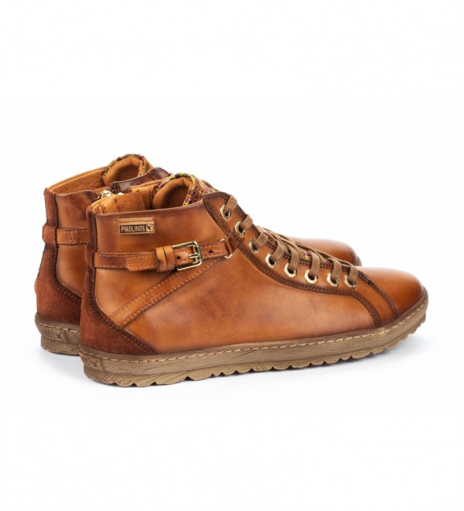 Botas de couro Pikolinos Lagos 901 Brandy