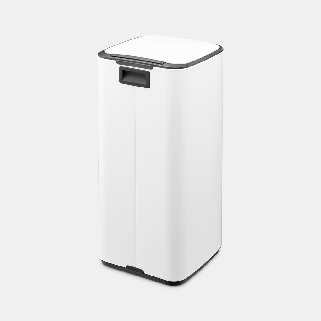 Bo Pedaalemmer, 30 liter, stil sluitend, kunststof binnenemmer - White